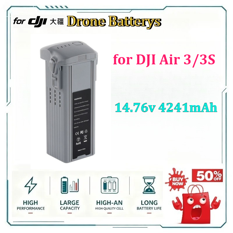 Drone Battery 3S - Batterie pour drone Air 3/3S, 14,76