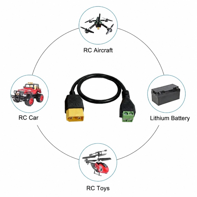 Câble adaptateur XT60 mâle-fem - Drone Battery Connector avis et prix